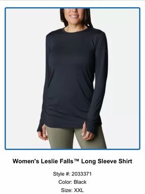 Columbia Long Sleeve UPF 50 shirt